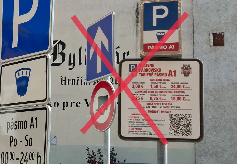 Stop drahému parkovaniu a prázdnym plateným parkovacím miestam v Košiciach