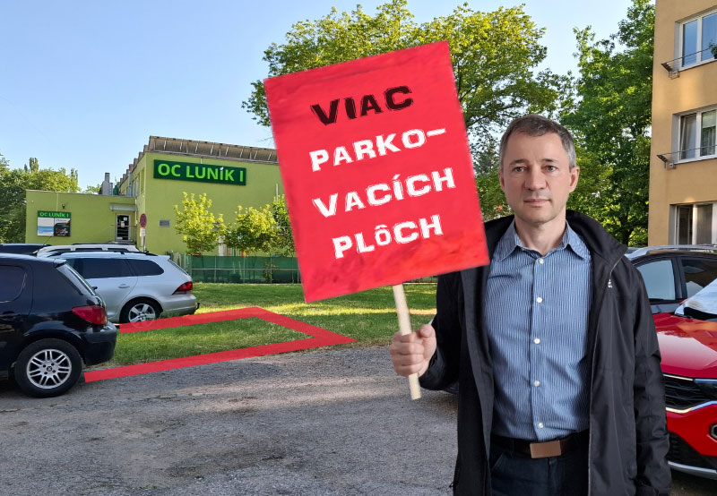 Dôverník Košičanov - Viac parkovacích miest na sídliskách 
