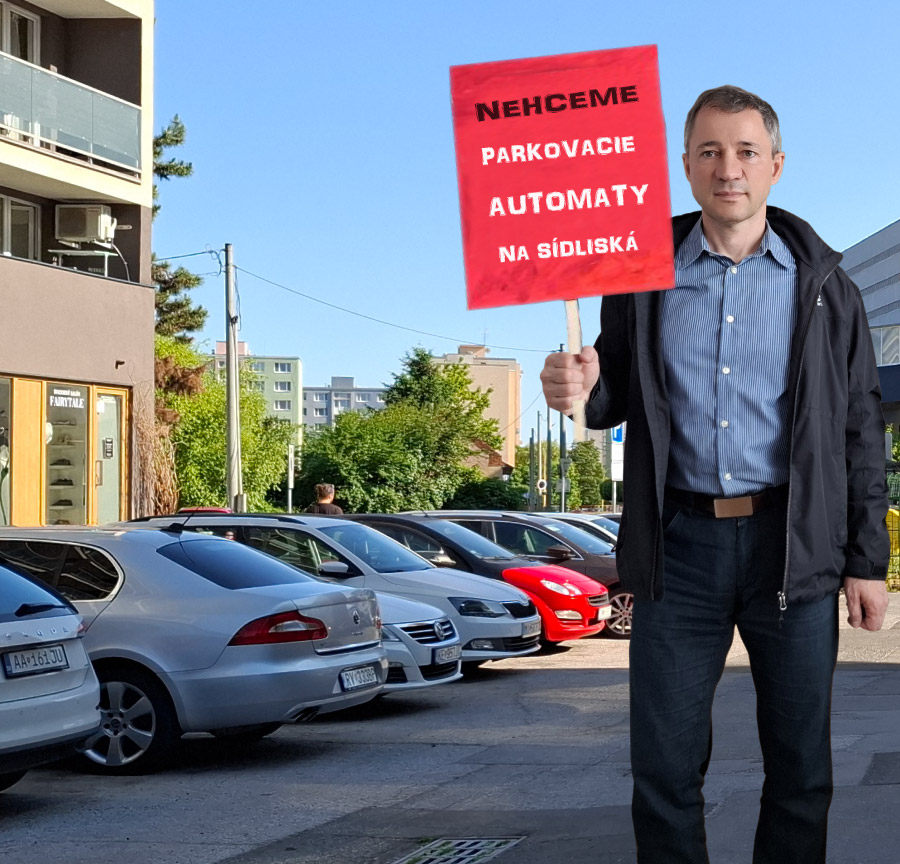 parkovacie-automaty Nechceme platené parkovanie na sídliskách v Košiciach
